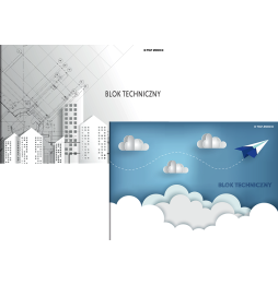 Blok techniczny biały A4 Top-2000