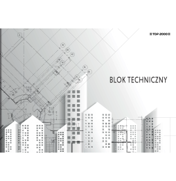 Blok techniczny A4 Top-2000 biały