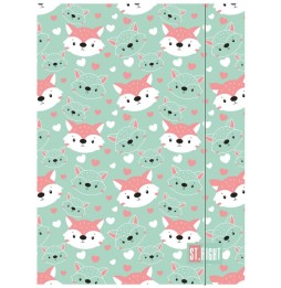 Teczka z gumką A4 St.Right Lovely Foxy
