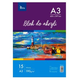 Blok do akryli Tetis KB012-A3