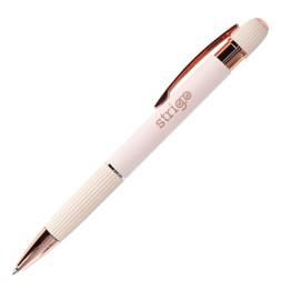 Długopis Strigo SSC464 kremowy
