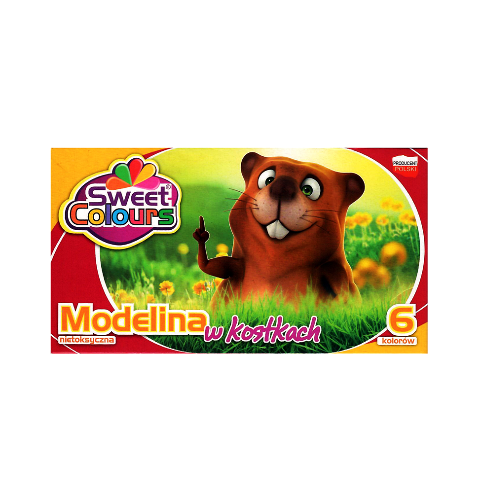 Koma Sweet Colours modelina w kostkach 6 Koma Sweet Colours modelina w kostkach 6