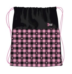Worek szkolny St.Right Pink Checkered SO1