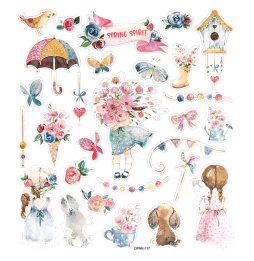 Naklejki z brokatem DP Craft DPNK-117