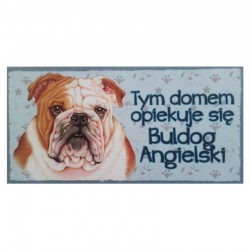 Tabliczka z Twoim Pupilem "Buldog Angielski"
