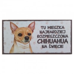 Tabliczka z Twoim Pupilem "Chihuahua"
