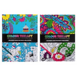Kolorowanka dla wszystkich "Colour Therapy" 32 ilustracje